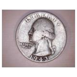1943-S Silver Washington Quarter