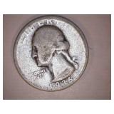 1936-D Silver Washington Quarter