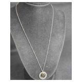 Sterling Silver necklace & Grandma pendant