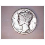 1936-D Silver Mercury Dime