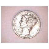 1936-D Silver Mercury Dime