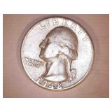 1948-D Silver Washington Quarter