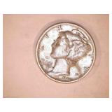 1944 Silver Mercury Dime