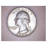 1964-D Silver Washington Quarter
