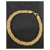 Gold tone Sterling Silver bracelet