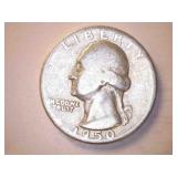 1950-D Silver Washington Quarter