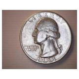 1953-D Silver Washington Quarter