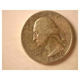 1950-D Silver Washington Quarter