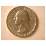 1954-D Silver Washington Quarter