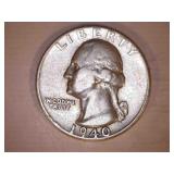 1940 Silver Washington Quarter