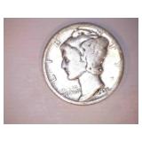1936 Silver Mercury Dime