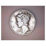 1936 Silver Mercury Dime