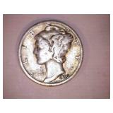 1936 Silver Mercury Dime