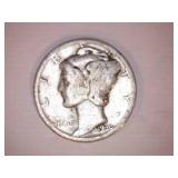 1936 Silver Mercury Dime