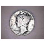 1921 Silver Mercury Dime