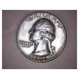1963-D Silver Washington Quarter
