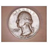 1943-S Silver Washington Quarter