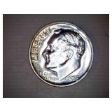1958 Silver Roosevelt Dime