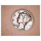 1935 Silver Mercury Dime