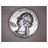 1963-D Silver Washington Quarter