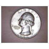 1964 Silver Washington Quarter