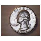 1963 Silver Washington Quarter