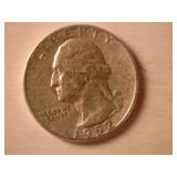1952 Silver Washington Quarter