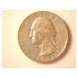1952-S Silver Washington Quarter