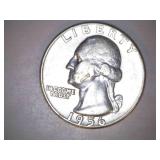 1956 Silver Washington Quarter