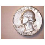 1957 Silver Washington Quarter
