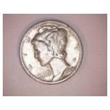 1936-D Silver Mercury Dime