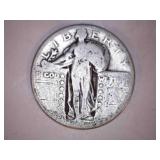 Standing Liberty Quarter; uncertain date