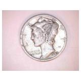 1942-D Silver Mercury Dime