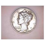 1941 Silver Mercury Dime