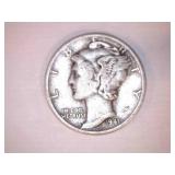 1941-D Silver Mercury Dime