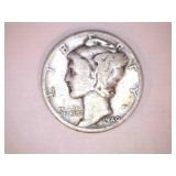 1940-D Silver Mercury Dime