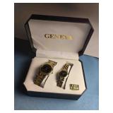2 Geneva Superior watches in case; Quartz