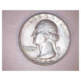 1964-D Silver Washington Quarter