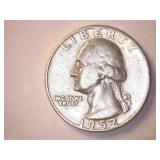 1952-D Silver Washington Quarter
