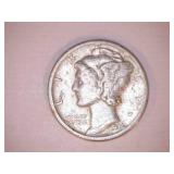 1936 Silver Mercury Dime