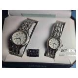 2 Geneva Classic Collection watches; Quartz