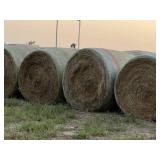 Crabgrass Round bales Crabgrass Round bales