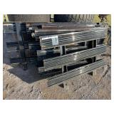 6- Metal Side boards, 32" T x 47" L 6- Metal Side boards, 32" T x 47" L