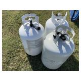 3- 2lb LP Bottles Full 3- 2lb LP Bottles Full