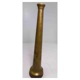 Vintage Solid Brass Fire Hose Nozzle Flaws SEE Vintage Solid Brass Fire Hose Nozzle Flaws SEE