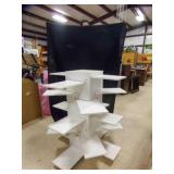 Particle Board 20 Shelf Display, White Laminate Particle Board 20 Shelf Display, White Laminate