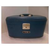 Blue Hard Case Overnight Travel Bag Jet Flight Blue Hard Case Overnight Travel Bag Jet Flight
