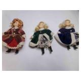3 5" Porcelain Dolls, In Need of Repair 3 5" Porcelain Dolls, In Need of Repair