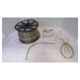 Reel Of Rope Lights W/3 White Power Cords Reel Of Rope Lights W/3 White Power Cords