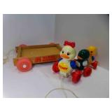 TOMY Pull Toy & Sandberg Block Wagon TOMY Pull Toy & Sandberg Block Wagon